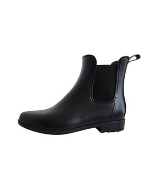 A New Day Black Chelsea Rain Boots Pull-On Size 9